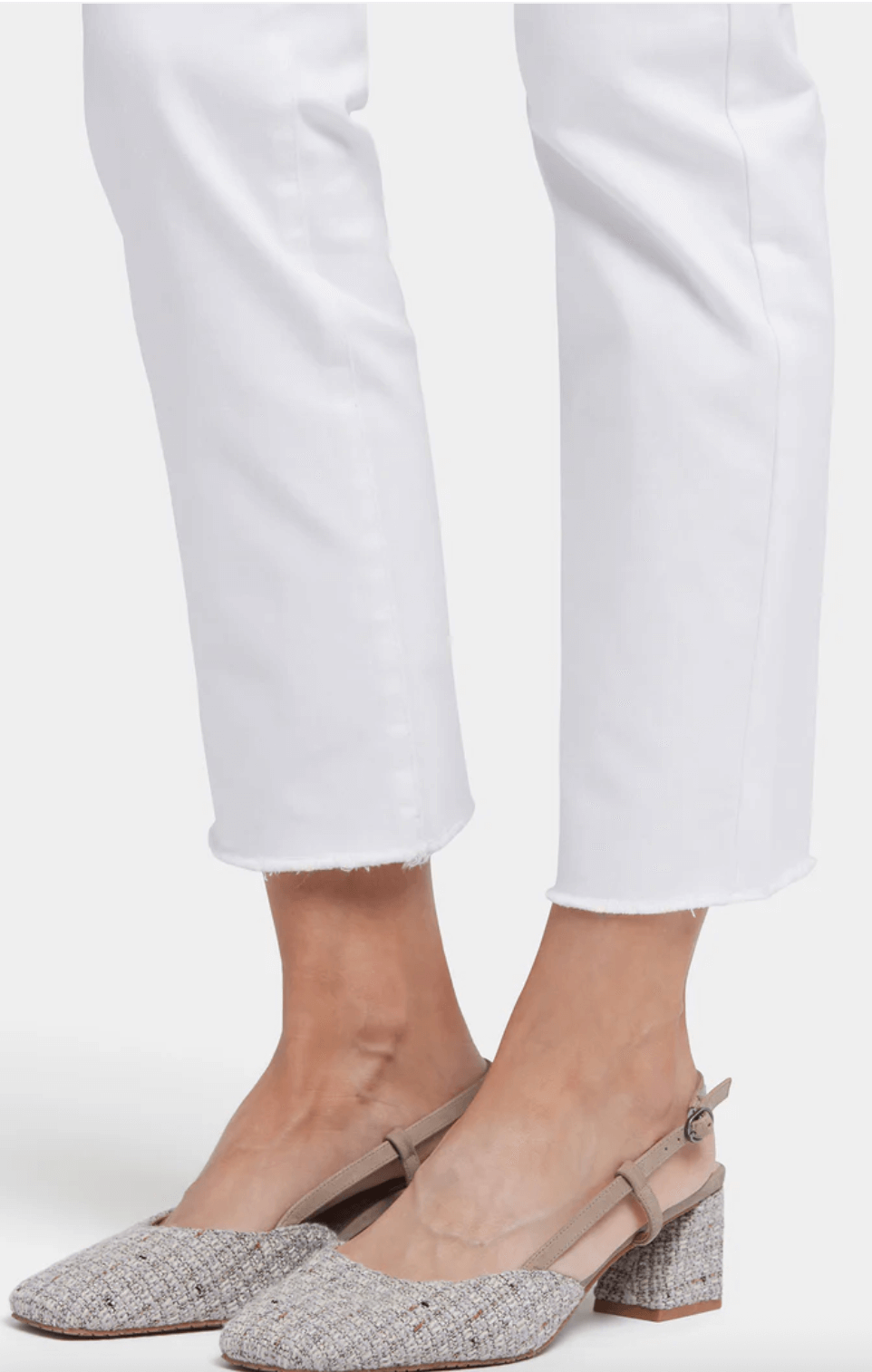 Sheri Slim Ankle Jeans - Optic White