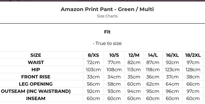 Amazon Print Pant