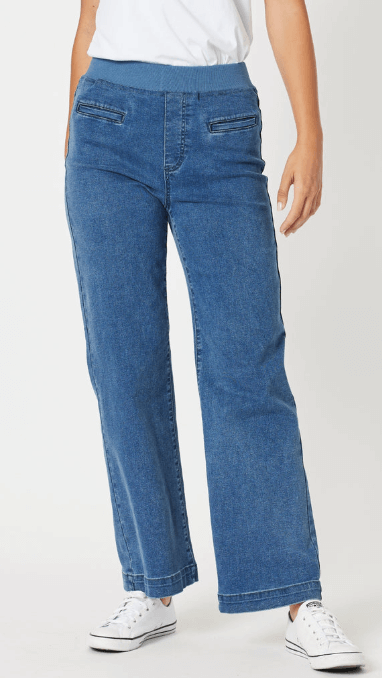 Maddi Wide Leg - Denim