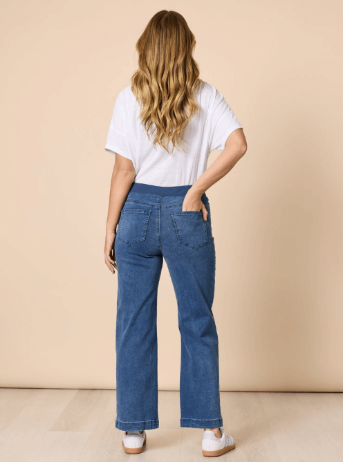 Maddi Wide Leg - Denim