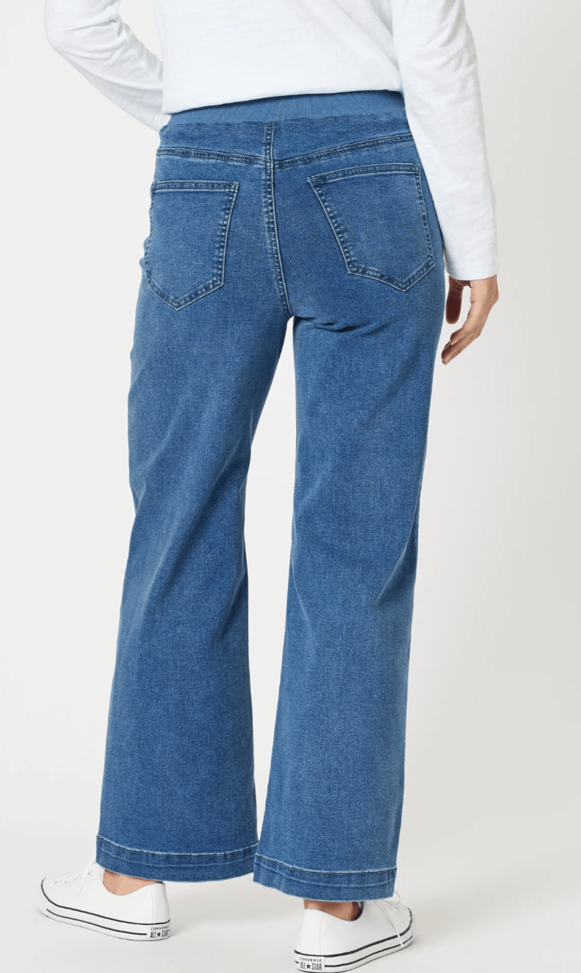 Maddi Wide Leg - Denim
