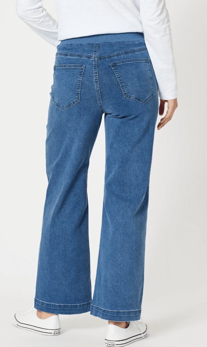 Maddi Wide Leg - Denim