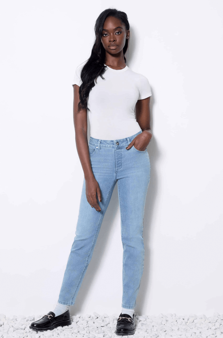 Up Dated Denim - White/Light Denim