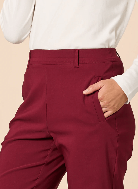 Evie Stretch Pant - Shiraz