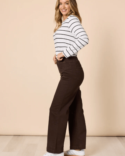 Maddy Pull On Wide Leg Jean