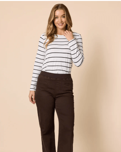 Maddy Pull On Wide Leg Jean