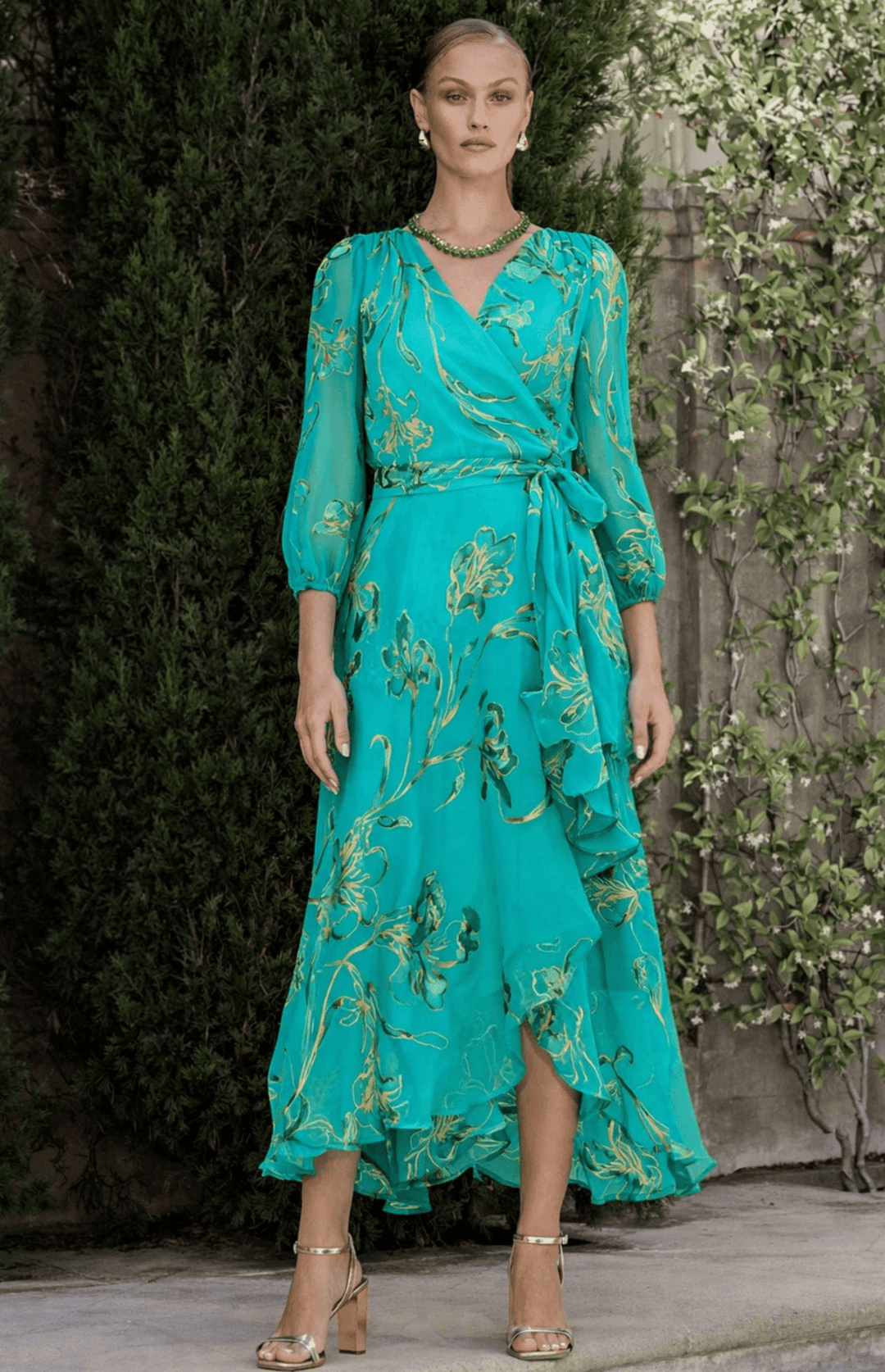 Lorelei Wrap Midi Dress