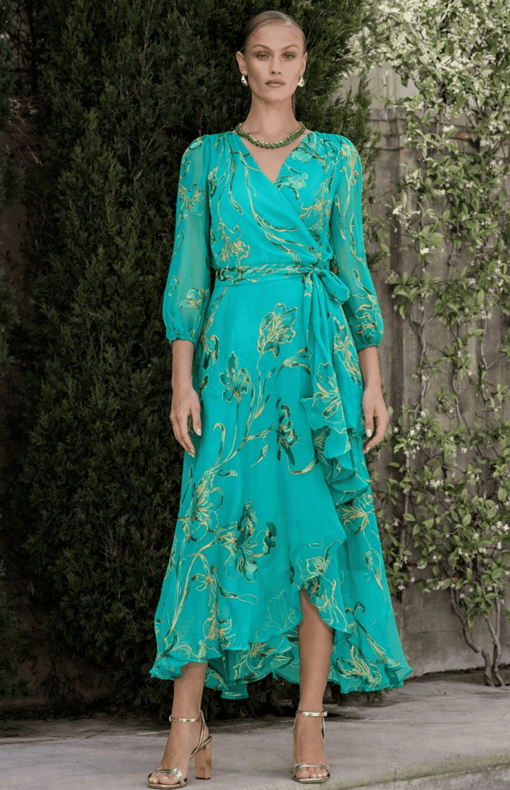 Lorelei Wrap Midi Dress