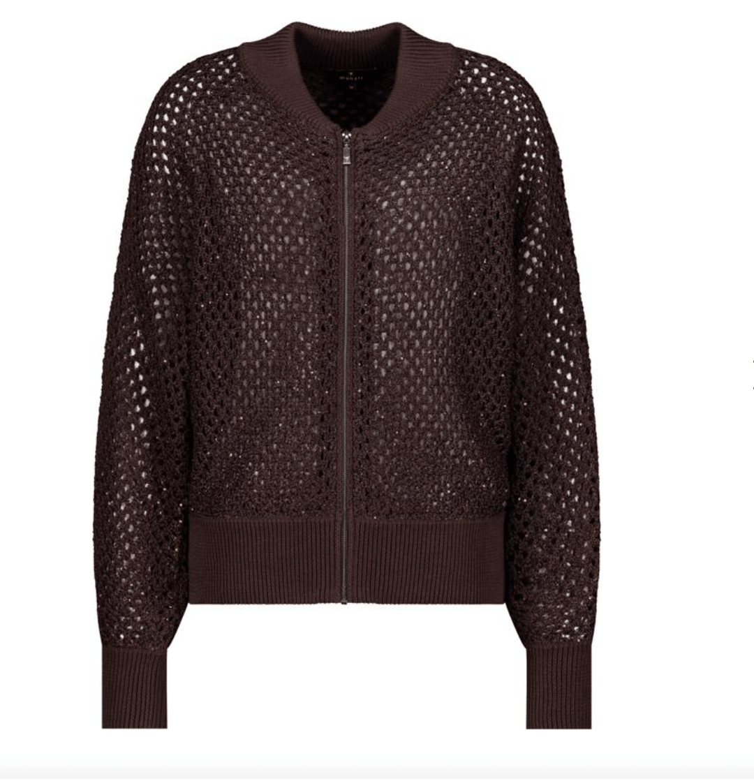 Ajour Zip Cardigan