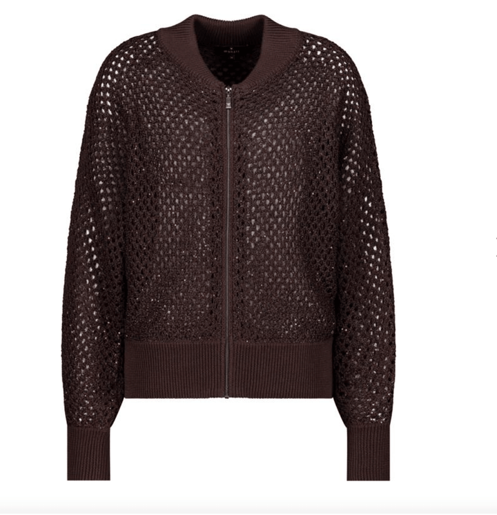 Ajour Zip Cardigan