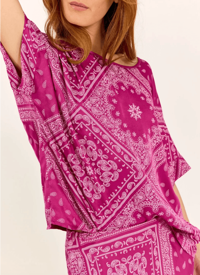Lauren Vidal Perle Pink Top