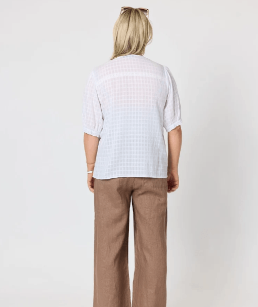 Luella Linen Pant - Mocha