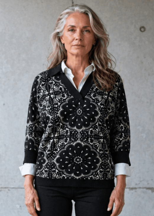 Soka Noir Bandana Sweater