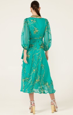 Lorelei Wrap Midi Dress
