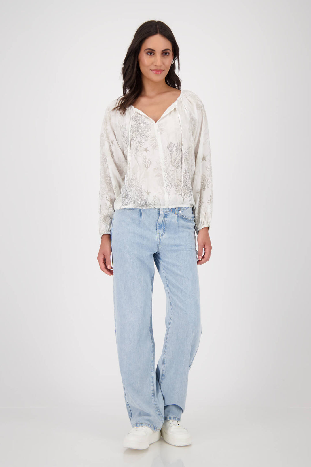 Coral Reef Blouse - Cream