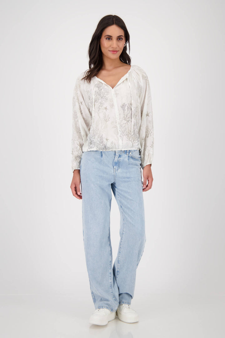 Coral Reef Blouse - Cream