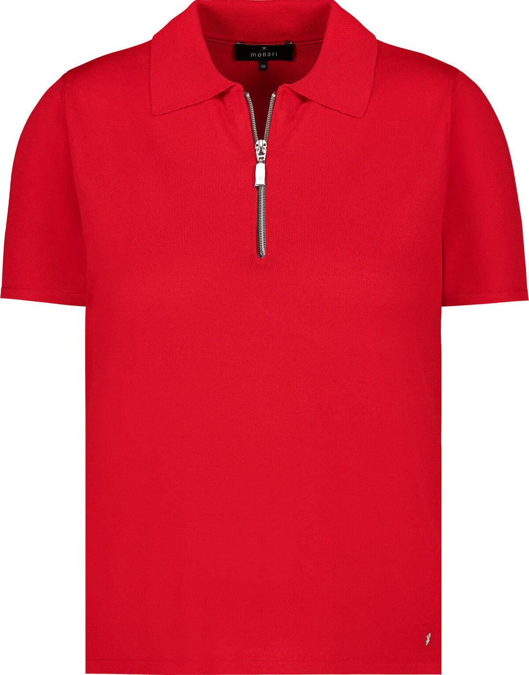 Zip Polo - Red