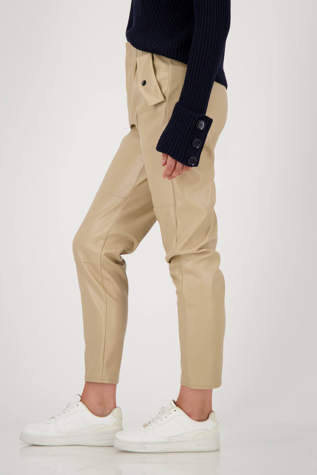 Champs Elysse Faux Leather Pant - Cinnamon
