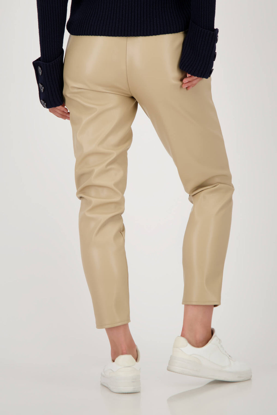 Champs Elysse Faux Leather Pant - Cinnamon