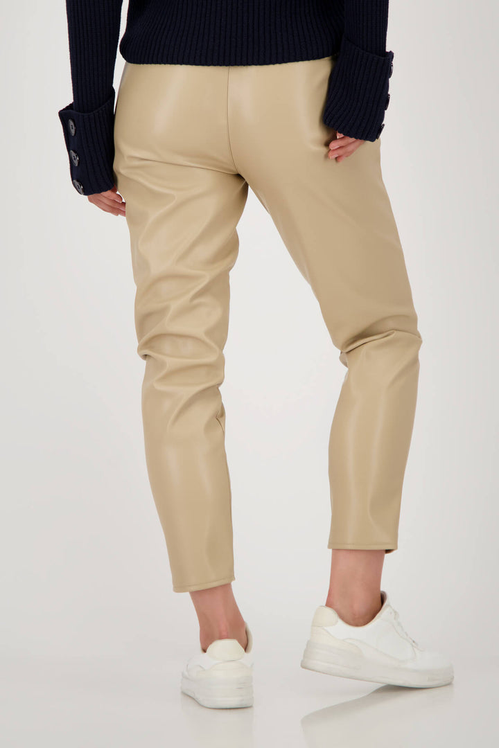 Champs Elysse Faux Leather Pant - Cinnamon