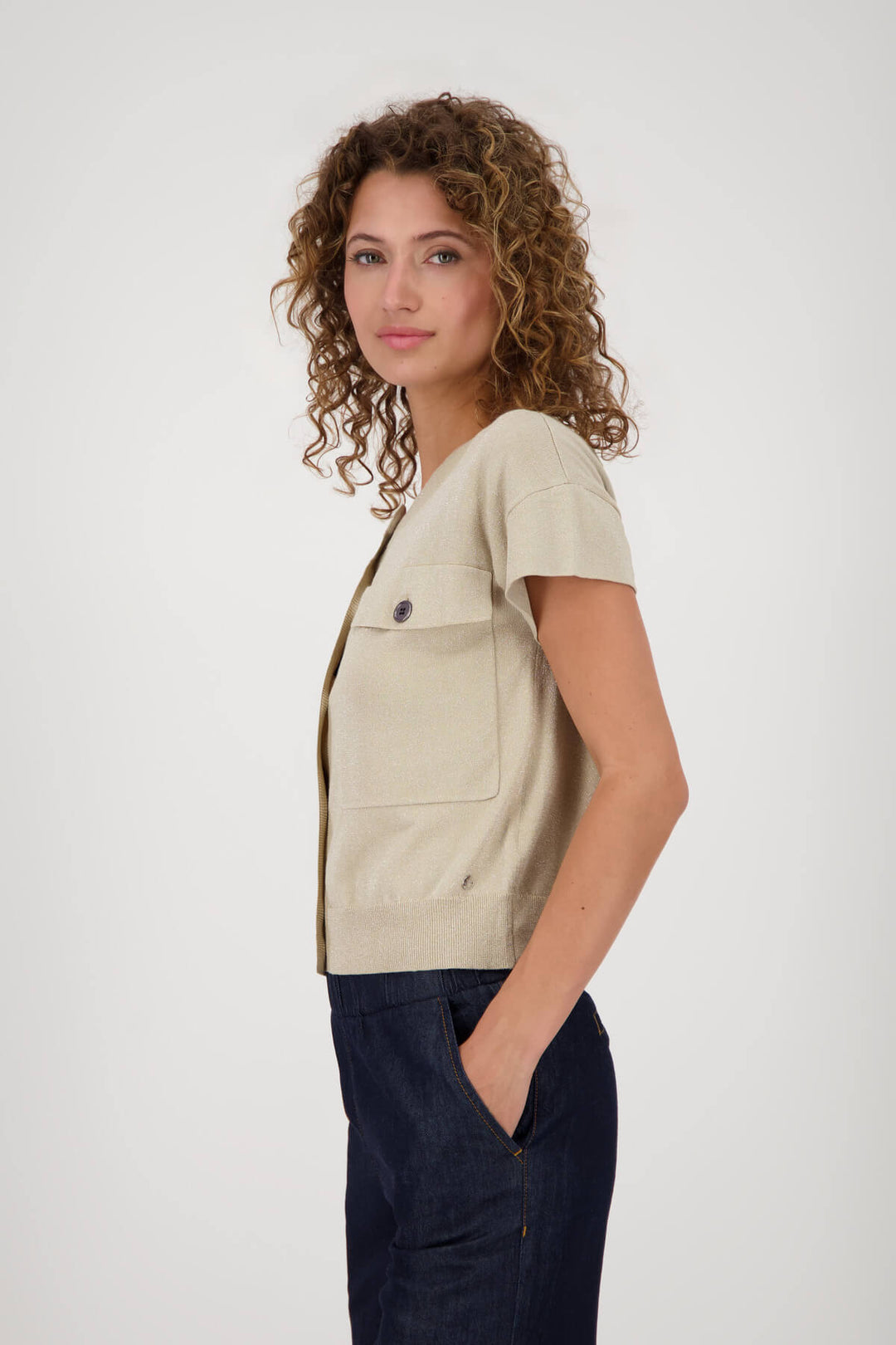 Montana Knitted Lurex Jacket