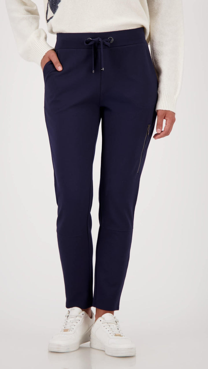 Basic Rib Pant - Greige