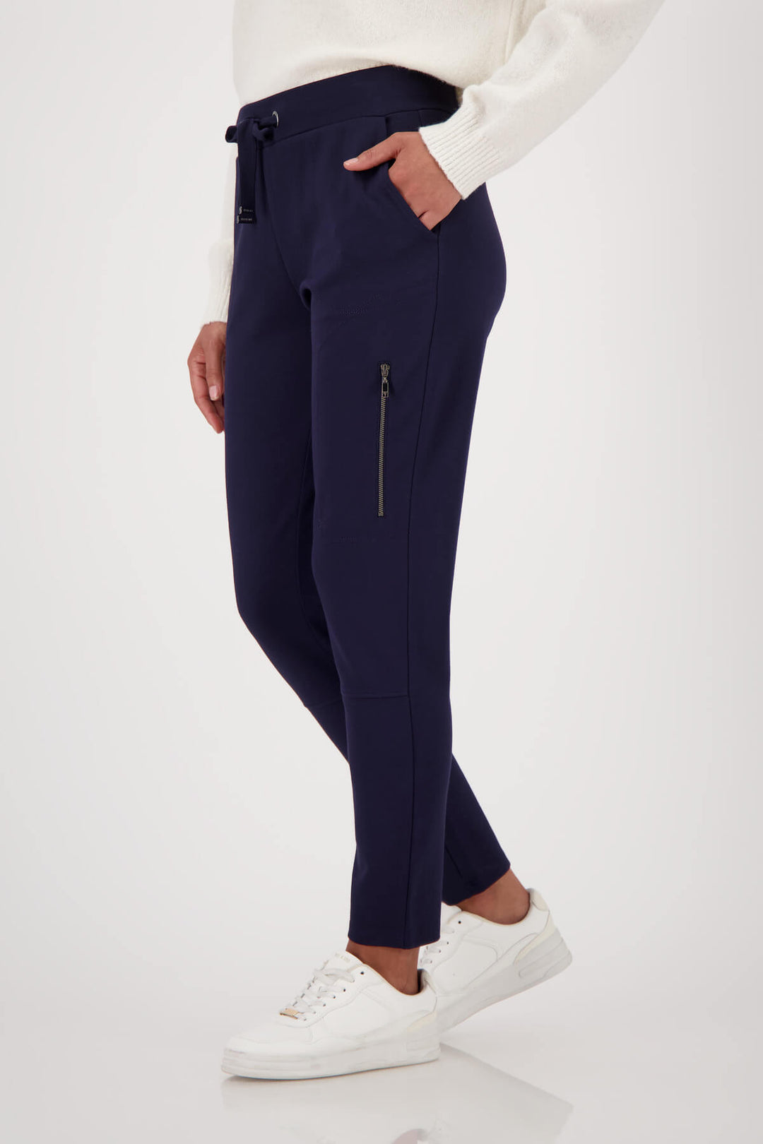 Basic Rib Pant - Greige