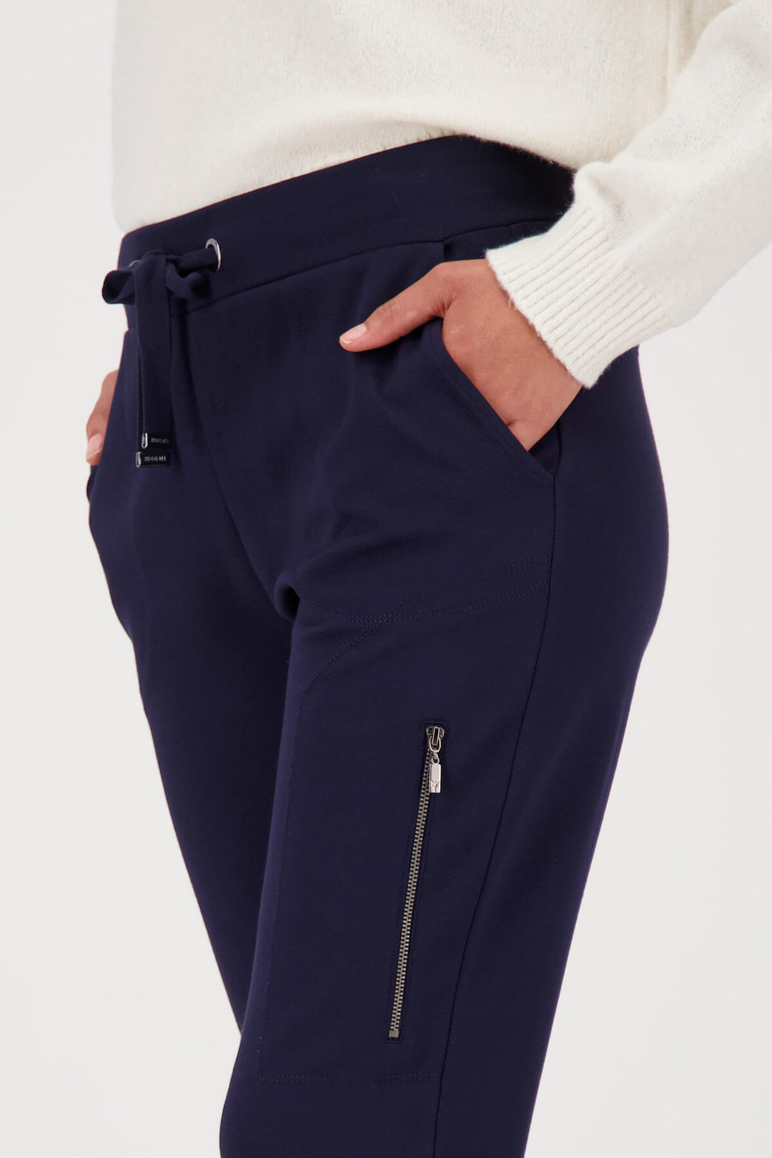Basic Rib Pant - Greige