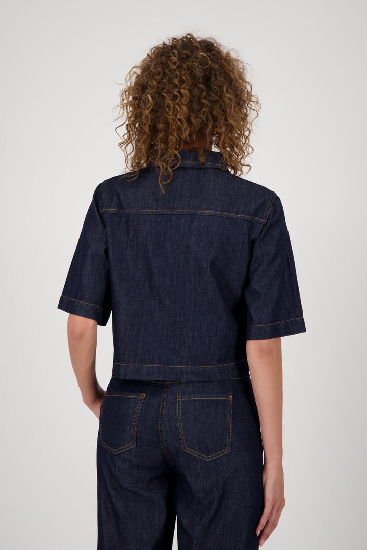 Montana Jean Jacket Shirt - Dark Denim