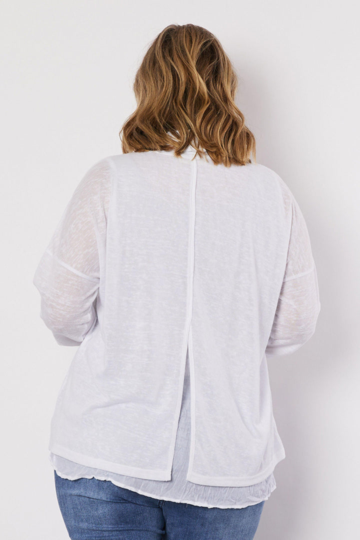 Star 2 in 1 Top Shirt - White