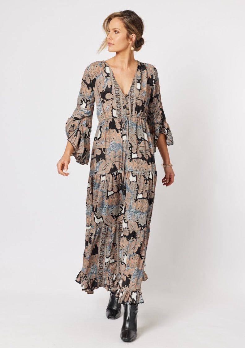 Paris Dress - Maxi Multi 42903 Size 12