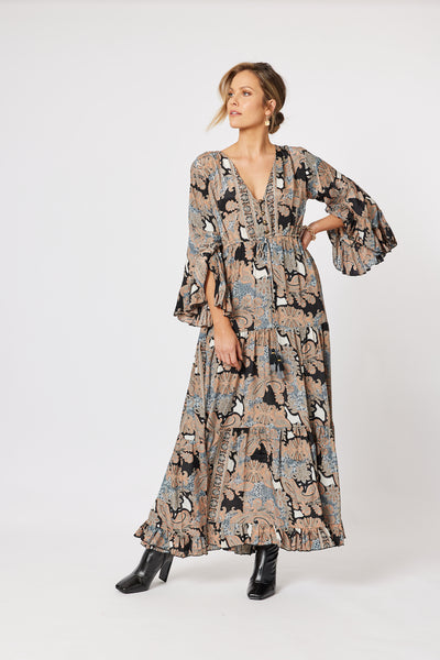 Paris Dress - Maxi Multi 42903 Size 12