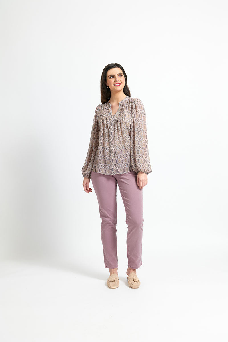 She Wears It Well Top - Beige