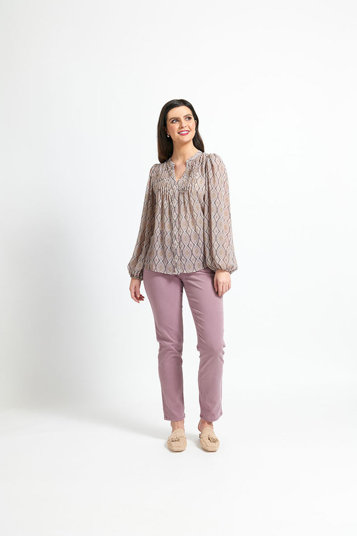 She Wears It Well Top - Beige