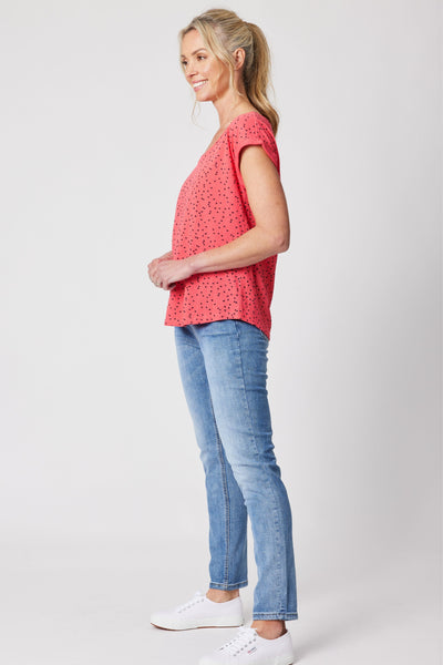 Star Tee - Poppy