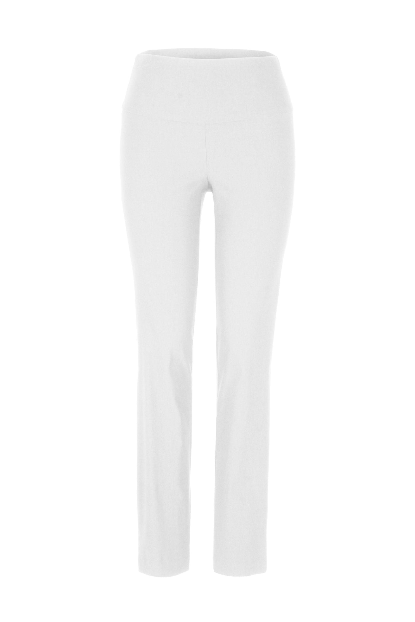 Pant - Illusion 31 Inch Pant (White) - The Wardrobe